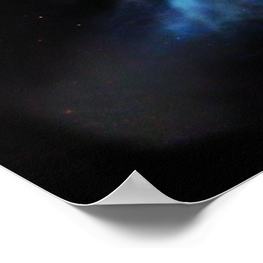 Ein junger Pulsar zeigt seine Hand Poster (Ecke)