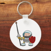 Ein junger Ritter Schlüsselanhänger (Vorderseite)