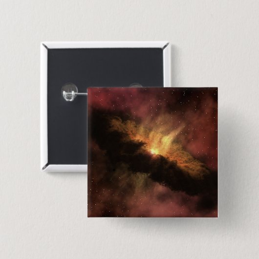 Ein junger Star Button (Vorne & Hinten)