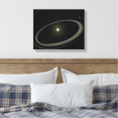 Ein junger Stern, umgeben von großen Planeten Leinwanddruck (Insitu (Schlafzimmer))