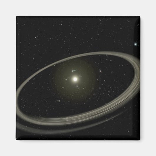 Ein junger Stern, umgeben von großen Planeten Magnet (Vorne)