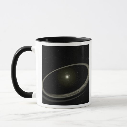 Ein junger Stern, umgeben von großen Planeten Tasse (Links)