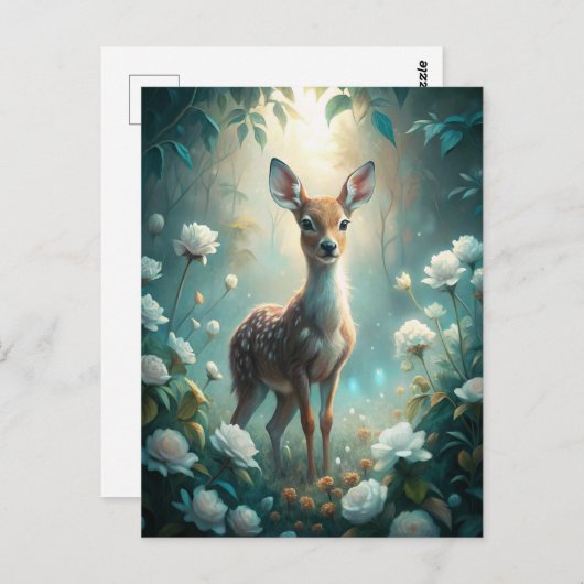 Ein junger Vater Postkarte (Vorne/Hinten)