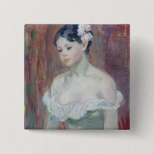 Ein junges Mädchen, 1893 Button