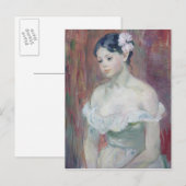 Ein junges Mädchen, 1893 Postkarte (Vorne/Hinten)