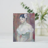 Ein junges Mädchen, 1893 Postkarte (Stehend Vorderseite)