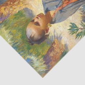 Ein junges Mädchen am Fluss von Arthur Bridgman Seidenpapier (Ausschnitt)