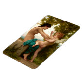 Ein junges Mädchen, das sich gegen Eros verteidigt Magnet (Linke Seite)