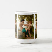 Ein junges Mädchen, das sich gegen Eros verteidigt Verwandlungstasse (Zentrum)