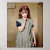 Ein junges Mädchen im Klassenzimmer, 1876 (Öl auf Poster (Vorne)