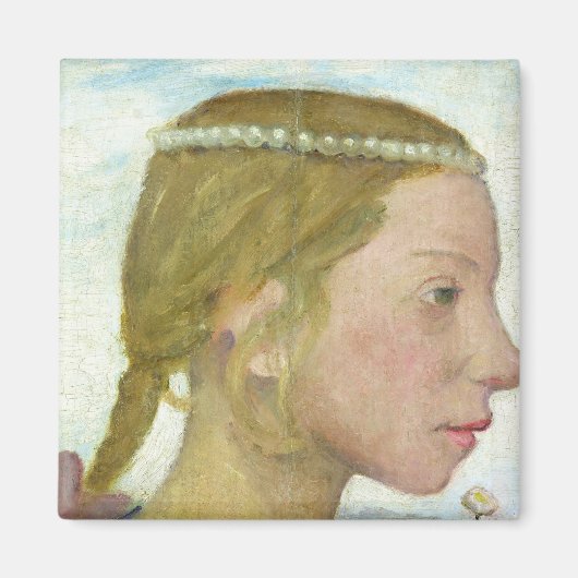 Ein junges Mädchen Magnet (Vorne)