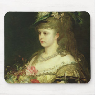Ein junges Mädchen Mousepad