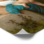 Ein junges Mädchen von William Bouguereau Berühmte Poster (Ecke)