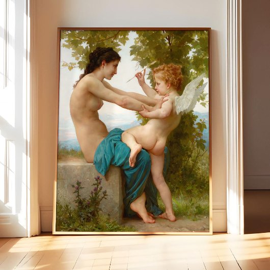 Ein junges Mädchen von William Bouguereau Berühmte Poster