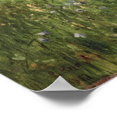 Ein junges Mädchen vor Ort Poster (Ecke)