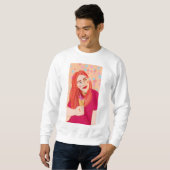 ein junges rot-haariges Mädchen. Sweatshirt (Vorne ganz)