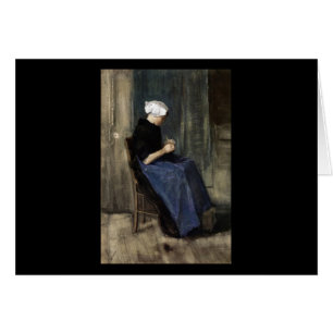 Ein junges Scheveningen-Frauen-Stricken