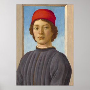Ein Jüngling - Filippino Lippi Fine Art Poster