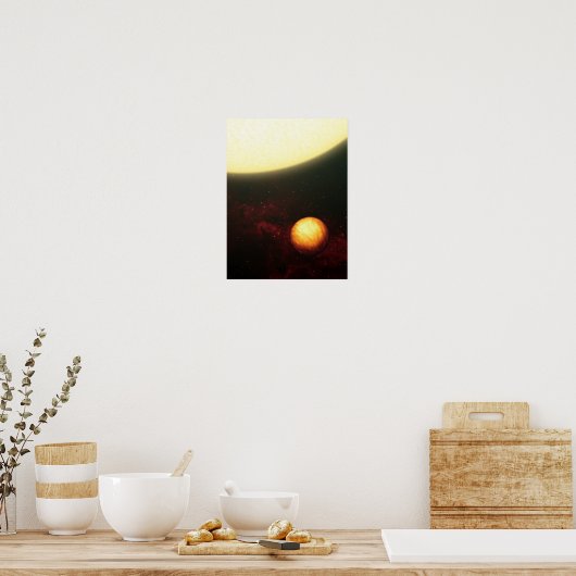Ein Jupiter-ähnlicher Planet Poster (Küche)