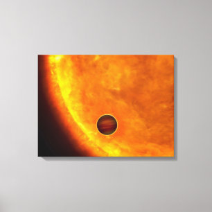 Ein Jupiter-groß Planet Leinwanddruck