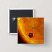 Ein jupitergroßer Planet Button (Vorne & Hinten)