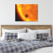 Ein jupitergroßer Planet Leinwanddruck (Insitu (Schlafzimmer))