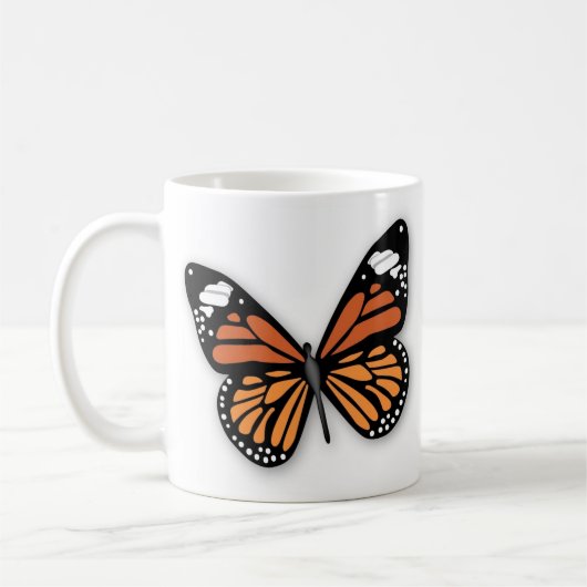 Ein Juwelierschmetterling Kaffeetasse (Links)