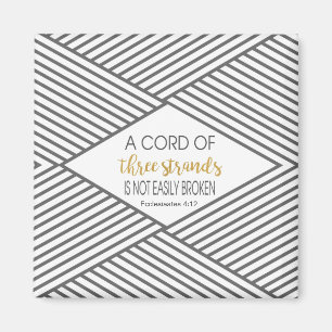 Ein Kabel aus drei Strängen ist nicht leicht zerbr Magnet