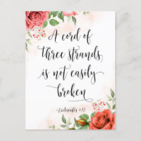 Ein Kabel mit drei Stränden, ecclesiastes 4:12
