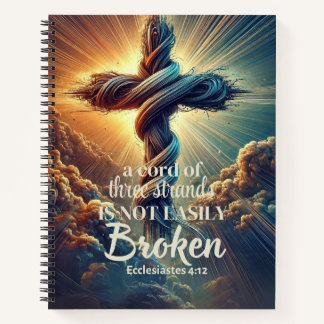 "Ein Kabel mit drei Strängen" Ecclesiastes 4:12 Notizblock