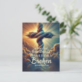 "Ein Kabel mit drei Strängen" Ecclesiastes 4:12 Postkarte (Stehend Vorderseite)