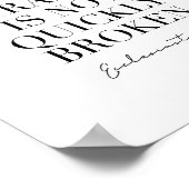 Ein Kabel mit drei Strängen ist nicht schnell kapu Poster (Ecke)