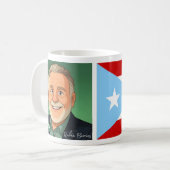 Ein Kaffee mit Ruben Berrios Kaffeetasse (Vorderseite Links)