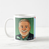 Ein Kaffee mit Ruben Berrios Kaffeetasse (Links)