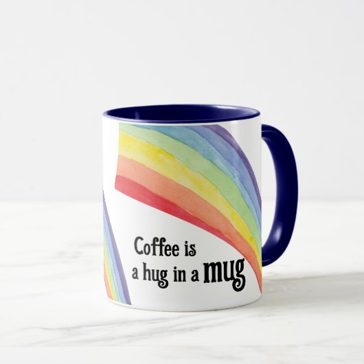 Ein Kaffee umarmt die Tasse (VorderseiteRechts)