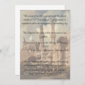 Ein Kairo Bazaar ist der Hintergrund für Einladung (Vorne/Hinten)