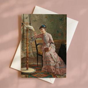 Ein Kakadu   Gustave Léonard de Jonghe Karte