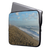 Ein Kakaostrand morgens Laptopschutzhülle (Vorderseite Links)