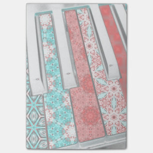 Ein Kaleidoskop der Anmerkungen Post-it Klebezettel