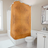 Ein Kaleidoskop eines Burnt Orange Star Duschvorhang (Beispiel)