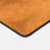 Ein Kaleidoskop eines Burnt Orange Star Schreibtischunterlage (Ecke)