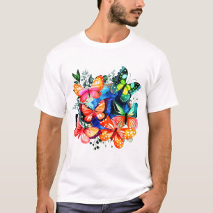 Ein Kaleidoskop von Schmetterlingen T-Shirt