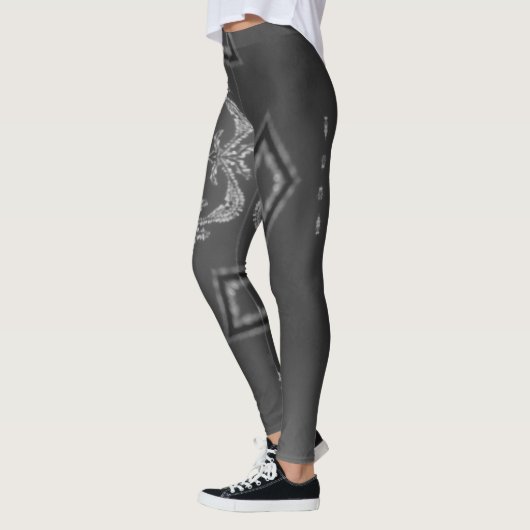 Ein Kaleidoskop zarter Etchings Leggings (Links)