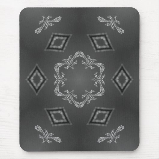 Ein Kaleidoskop zarter Etchings Mousepad (Vorne)
