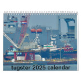 Ein Kalender 2025 mit dramatischen Schleppbootfahr (Titelbild)