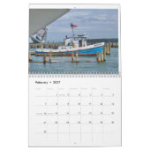 Ein Kalender 2025 mit dramatischen Schleppbootfahr (Feb 2027)