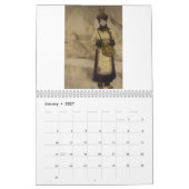 Ein Kalender der Kurtisanen des traditionellen (Jan 2027)