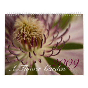 Ein Kalender des Blumen-Garten-2009
