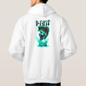 ein kalter Fisch Hoodie (Rückseite)