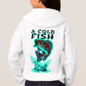 ein kalter Fisch Hoodie (Rückseite)